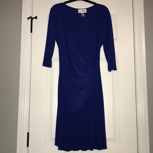 joseph ribkoff royal blue dress